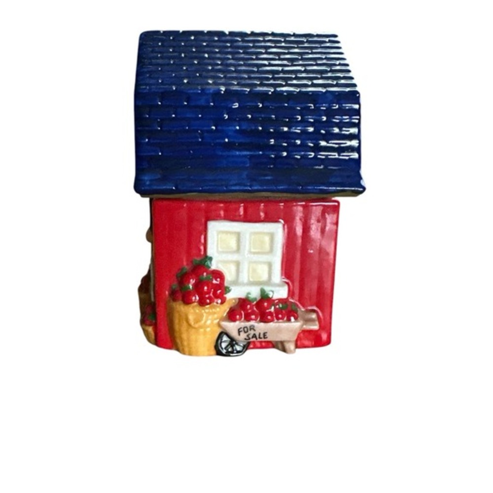 Spirit Folk APPLE FARM (Carol Endres) Hinged Trinket Box by‎ Enesco Johnny - Picture 4 of 6